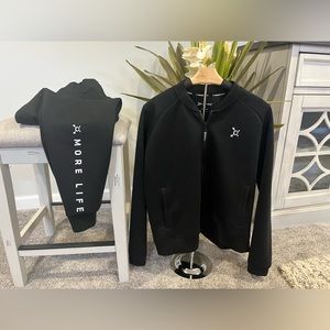 Orangetheory 2pc Bomber Jacket and Jogger Set. Size L